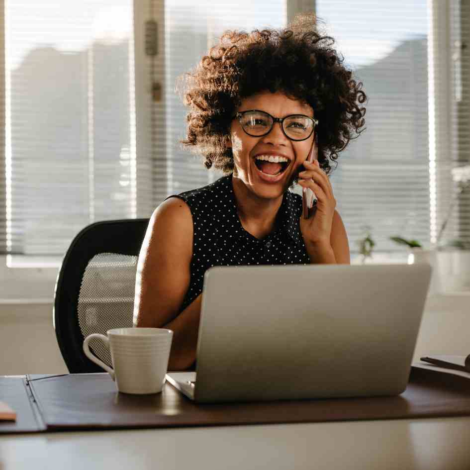 Woman on Phone Contacting IINH Admissions