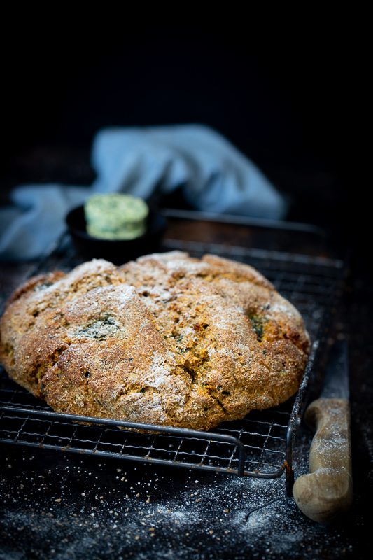 Wild Garlic Soda Bread