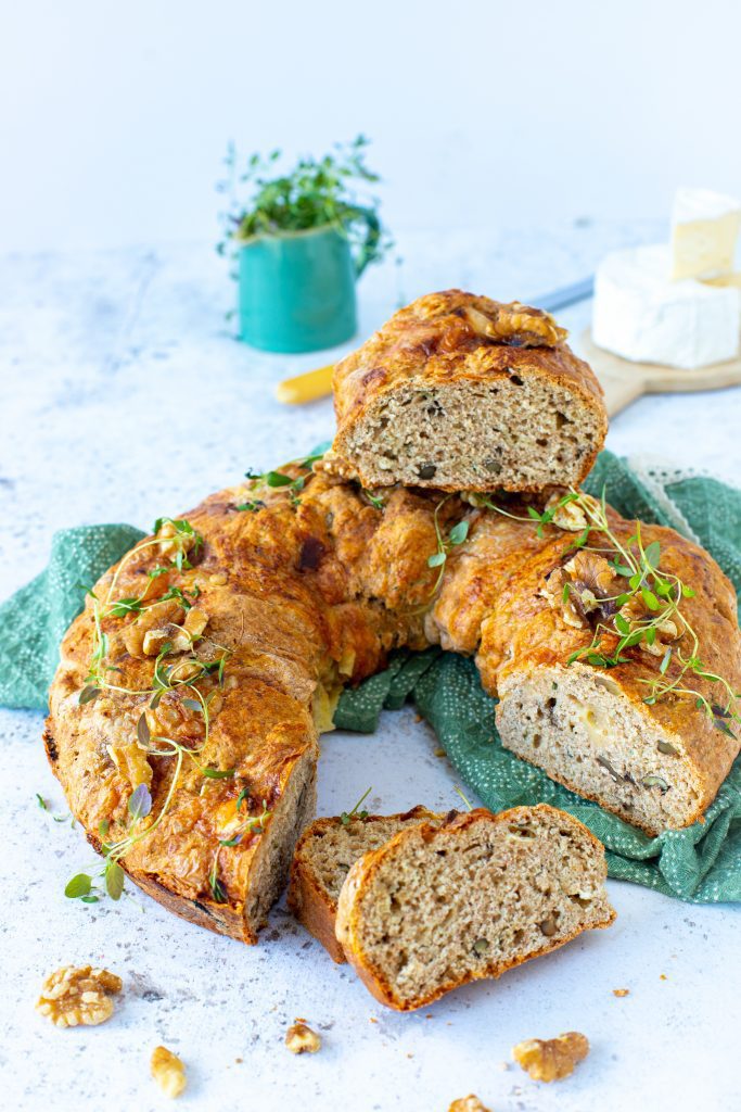 Camembert, Walnut and Thyme Soda Bread