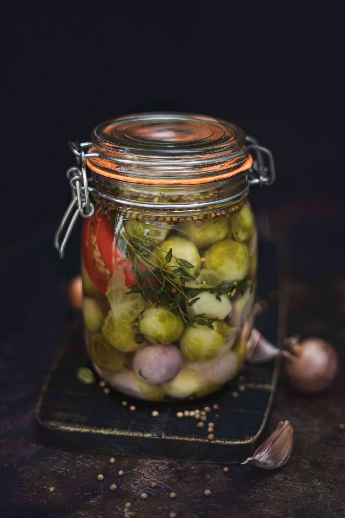 Quick Brussel Sprout Pickle