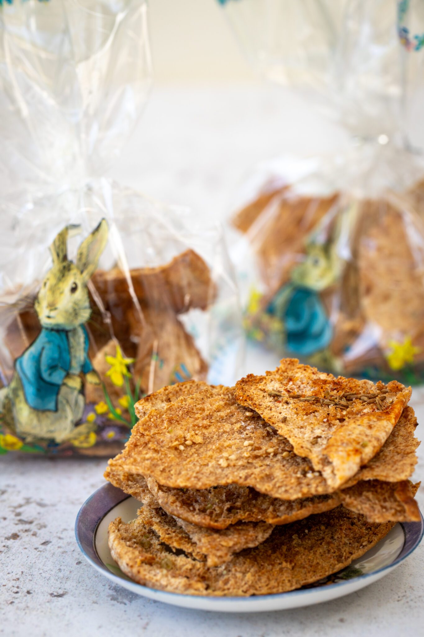 Baked Wholemeal Pita Crisps